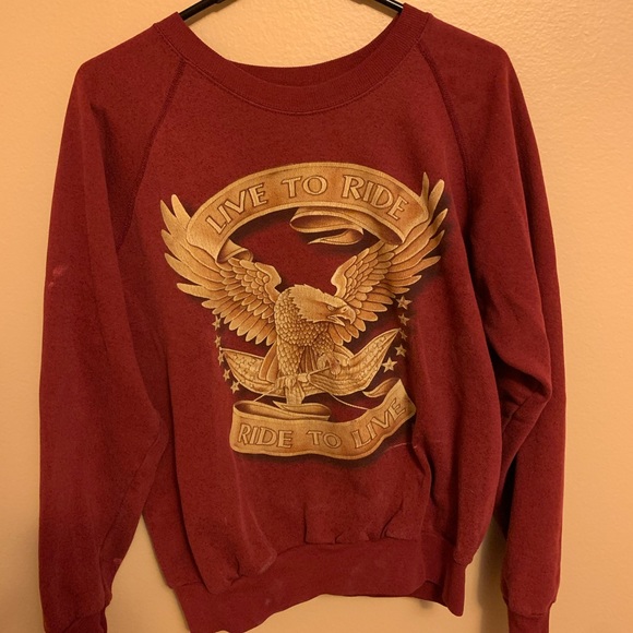 Harley-Davidson Other - 1993 Vintage Harley Davidson Crewneck 3D Emblem